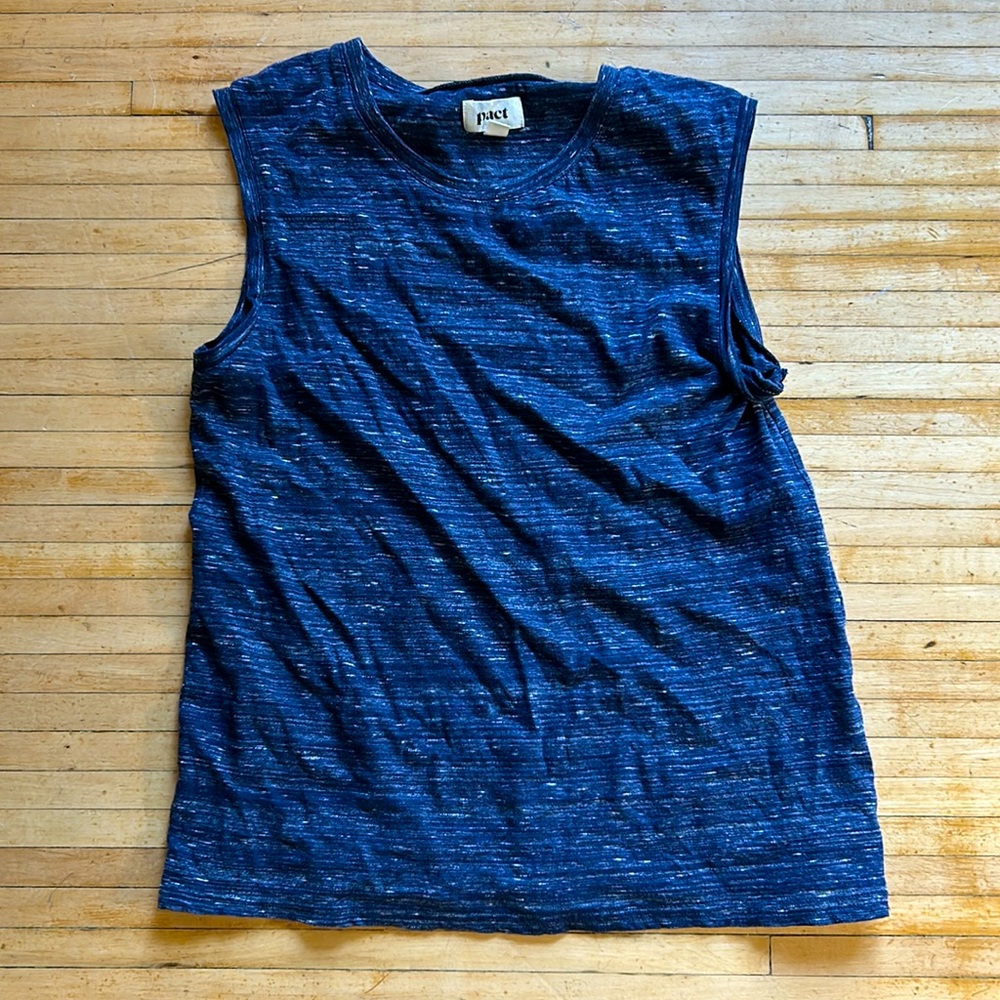 Blue Heather Tank from Pact